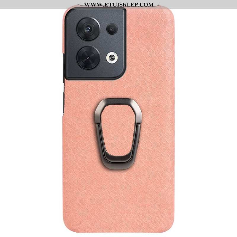 Etui do Oppo Reno 8 Plaster Miodu Ze Wspornikiem Pierścienia